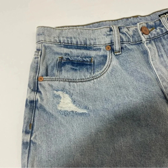 Blank NYC Barrow Vintage High Rise Cutoff Denim Jean Short After Shock Size 30 - Picture 4 of 9